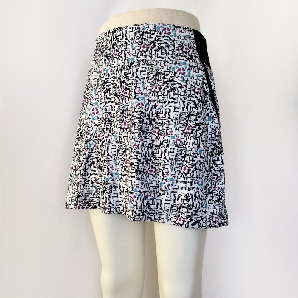 Grand Slam Performance Multicolored Fitness Skort With Pockets
